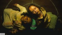 The Exorcist Believer review: Angela and Catherine looking up possessed