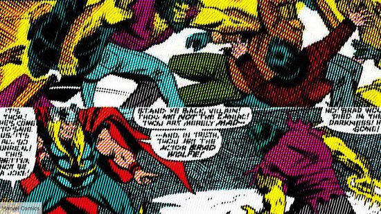 Marvel comics Thor vs Zaniac