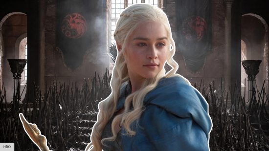 Emilia Clarke as Danaerys Targaryen in Game of Thrones