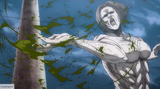 Attack on Titan ending explained: Titan in a battle