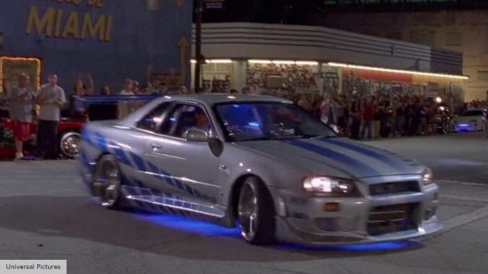 Brian O'Conner drove a Nissan Skyline in 2 Fast 2 Furious