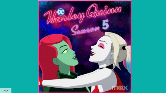 Harley Quinn season 5 announement poster: Harley Quinn and Poison Ivy