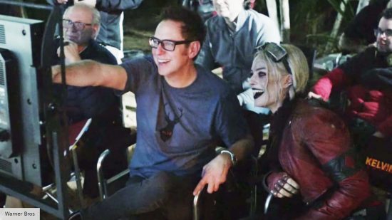James Gunn on the set of The Suicide Squad