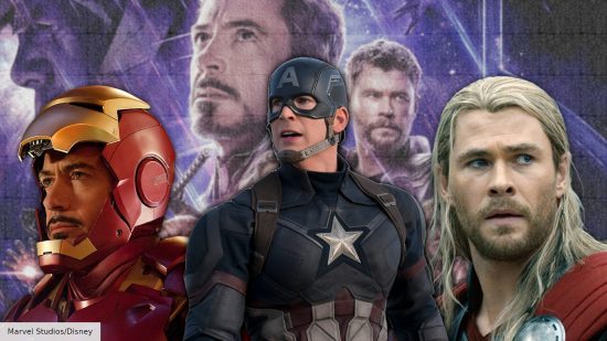 If the MCU dies, will the superhero movie genre go with it? Robert Downey Jr, Chris Evans, and Chris Hemsworth as Tony Stark, Captain America, and Thor
