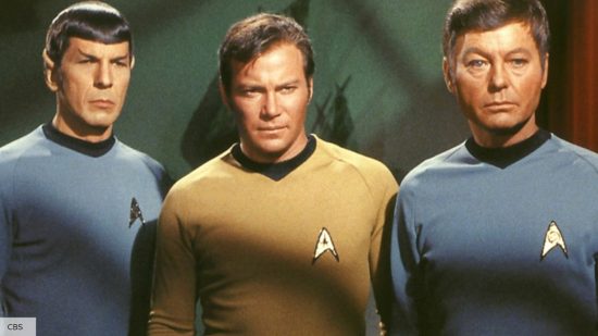 Kirk, Bones, and Spock In Star trek The Original Series