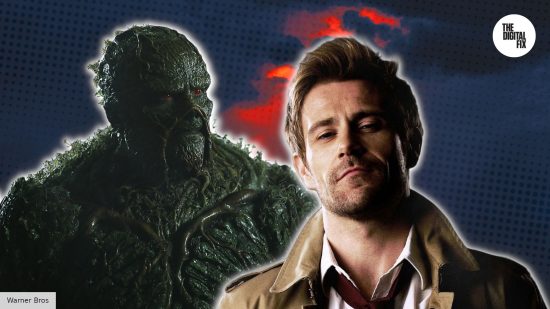 Swamp Thing and Constantine from their respective TV shows
