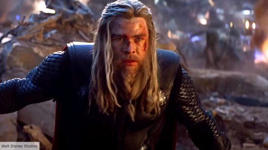 Chris Hemsworth as Thor in Endgame