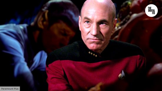 Patrick Stewart as Picard in TNG
