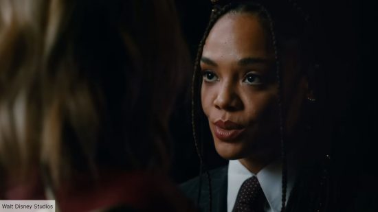 Tess Thompson as Valkyrie in The Marvels: Valkyrie cameo explained