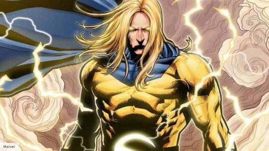 Who is Sentry? The MCU hero explained: Sentry surrounded by lightning