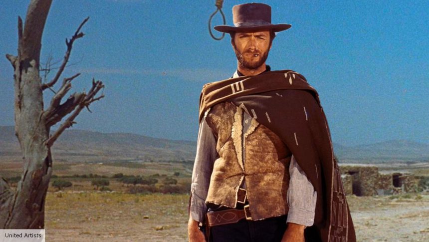 Clint Eastwood as the Man with No Name in the Western A Fist Full of Dollars