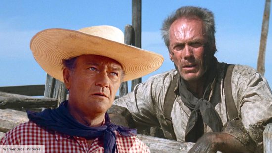 Clint Eastwood and John Wayne disagree on an important movie detail