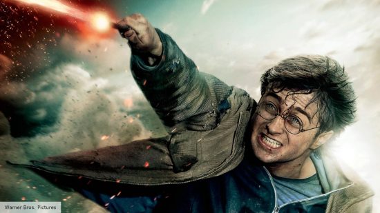 Harry Potter managed to use a triple spell in the Deathly Hallows