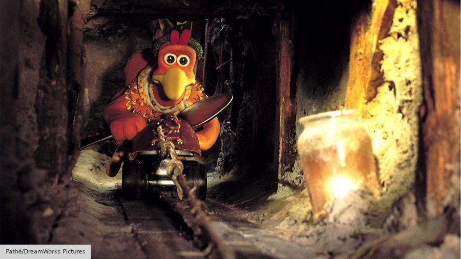 Best animated movies: Ginger dig a tunnel in Chicken Run 