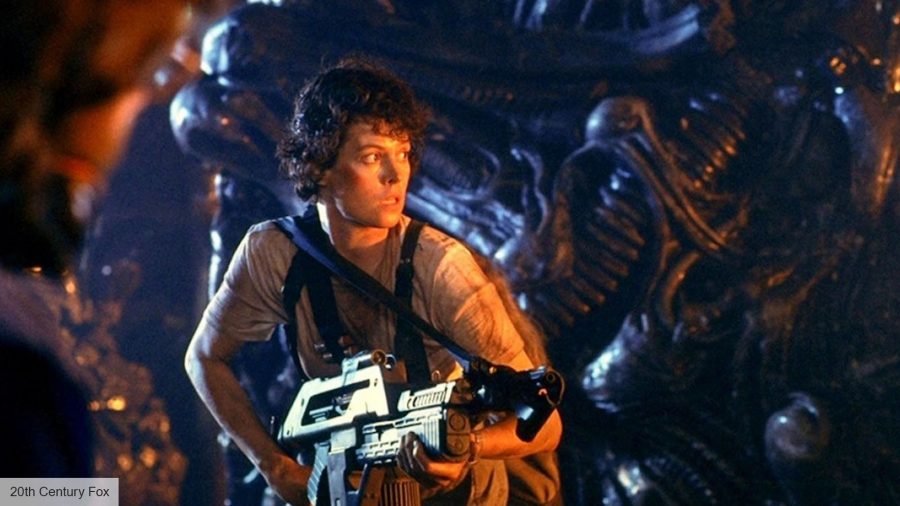 Alien timeline: Ripley defends Newt from the Alien Queen 
