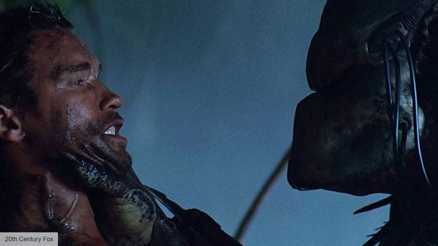 Best alien movies: Arnold Schwarzenegger as Dutch in Predator