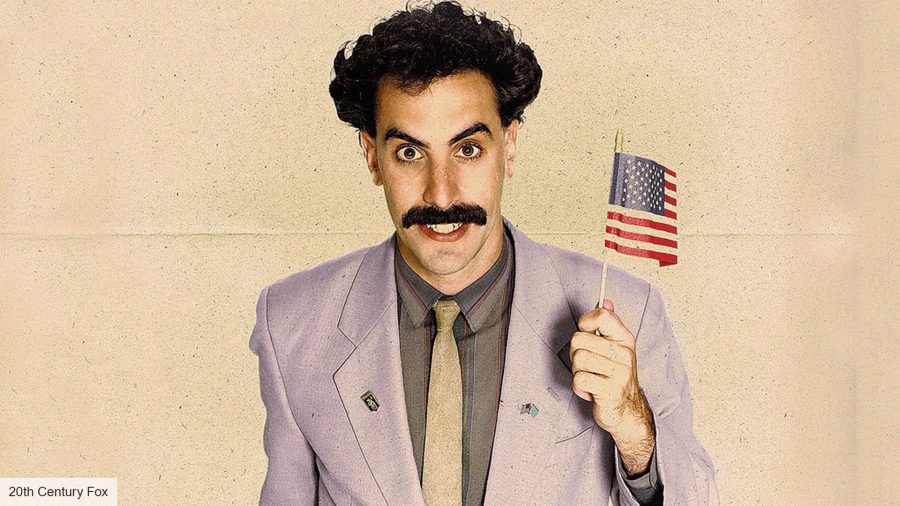 best comedy movies: Sacha Baron Cohen as Borat in Borat