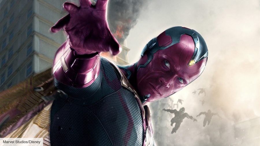 Vision from the Avengers Age of Ultron poster