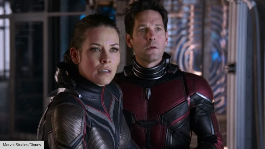 Ant-Man and The Wasp look shocked