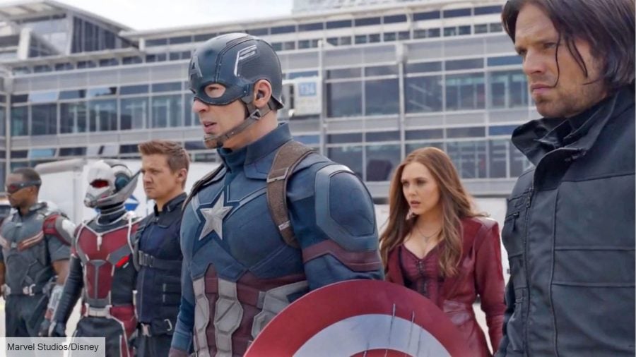 Marvel movies in order: Chris Evans as Steve Rogers in Captain America: Civil War