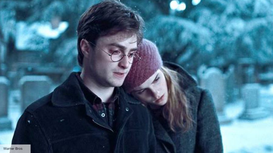 Harry Potter movies in order: Daniel Radcliffe and Emma Watson as Harry and Hermione in Harry Potter and the Deathly Hallows part 1