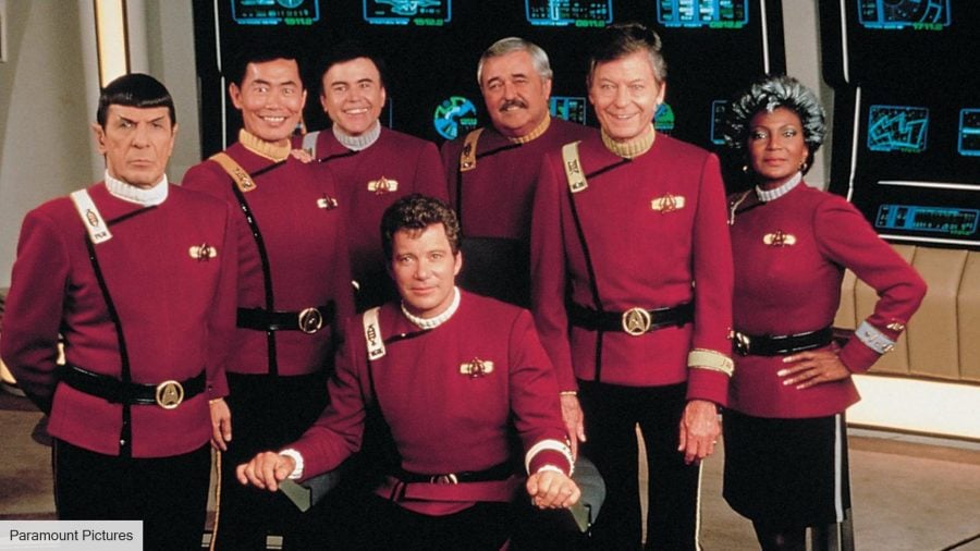 Star Trek Timeline: The crew of the USS Enterprise in The Final Frontier 
