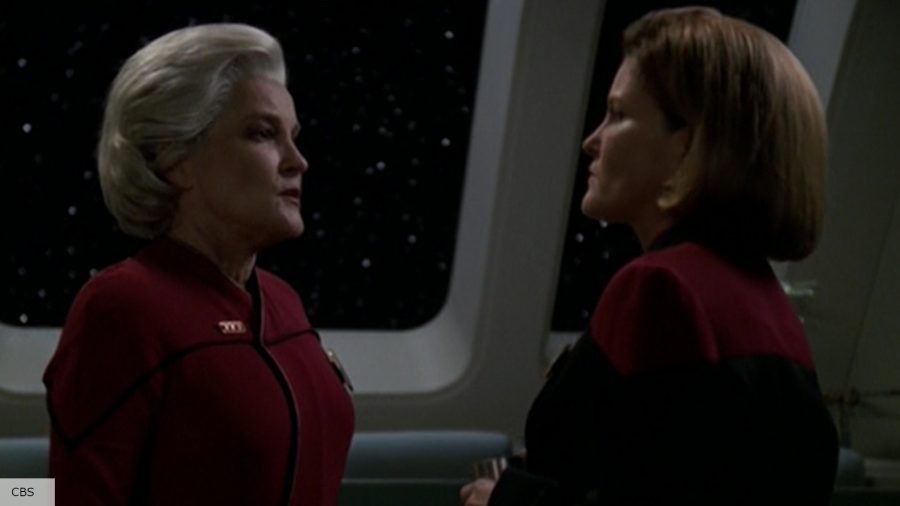 Star Trek Timeline: Kate Mulgrew as Kathryn Janeway in Voyager