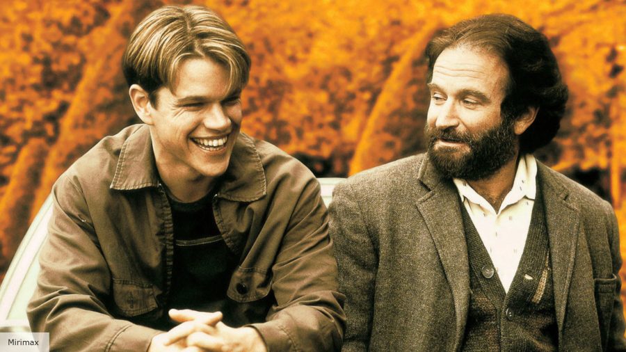 Best Robin Williams movies: Matt Damon and Robin Williams in Good Will Hunting 