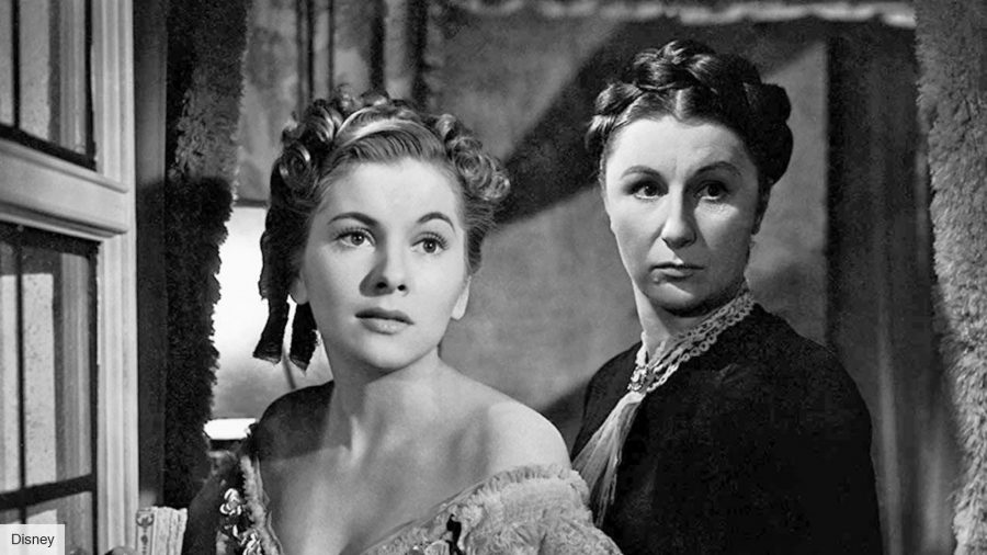 Jane Fontaine and Judith Anderson in Alfred Hitchcock's Rebecca