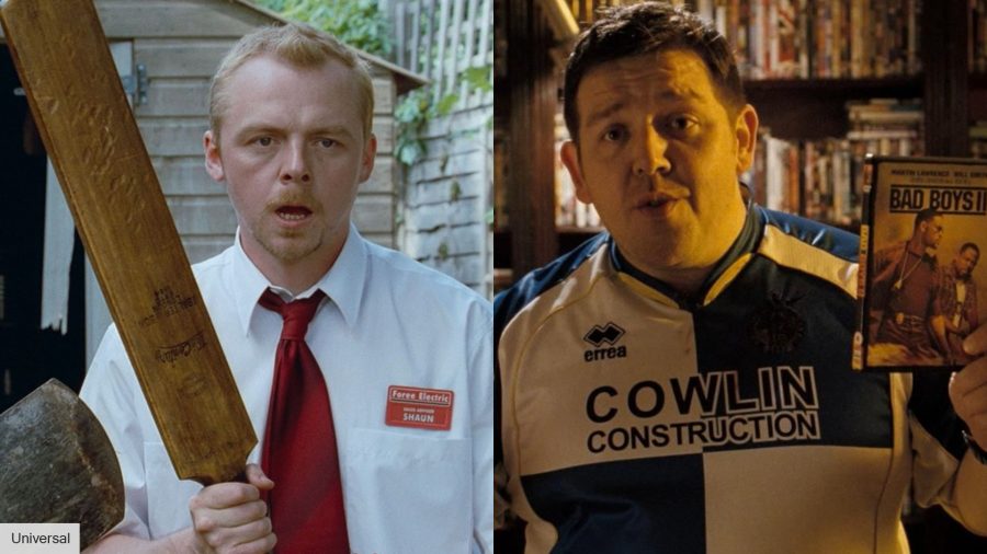 Best 2000s movies: Simon Pegg as Shaun in Shaun of the Dead and Nick Frost as PC Danny Butterman in Hot Fuzz