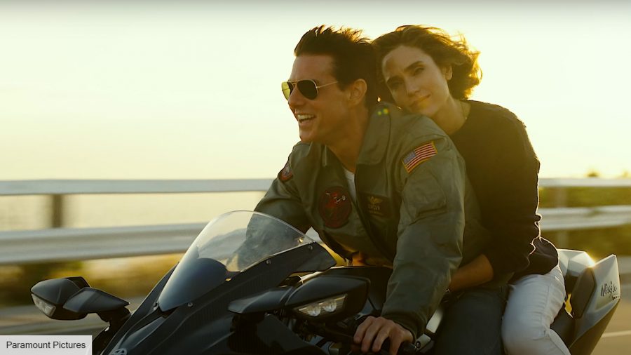 Top Gun 2 release date: a couple on a motorbike