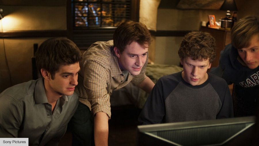 Best drama movies: the cast of The Social Network 