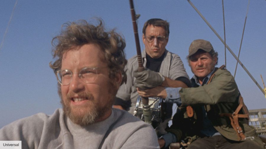 Best Steven Spielberg movies: Matt Hooper and the cast of Jaws