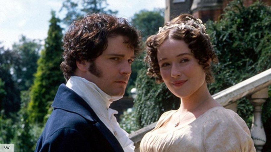 Mr Darcy and Elizabeth Bennet in the BBC Pride and Prejudice mini series 