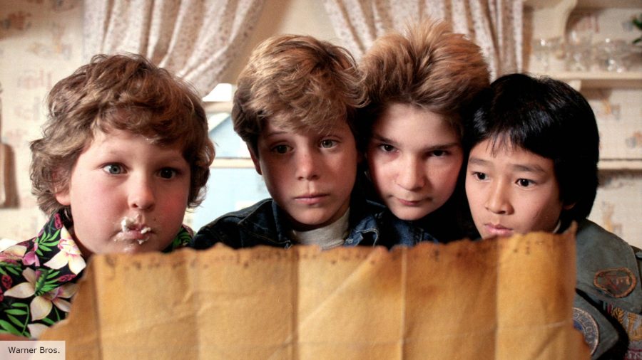 Scary movies for kids: the cast of The Goonies
