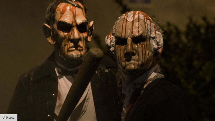 The Purge movies in order: Election Year Purge masks 