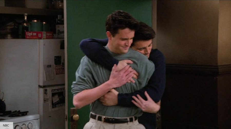 The best friends episodes: Joey and Chandler hug