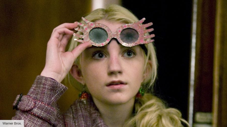 Harry Potter characters: Evanna Lynch as Luna Lovegood in Harry Potter
