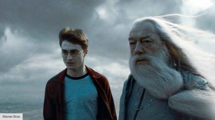 Ten facts you probably don’t know about Dumbledore: Harry Potter (Daniel Radcliffe) and Dumbledore (Michael Gambon)