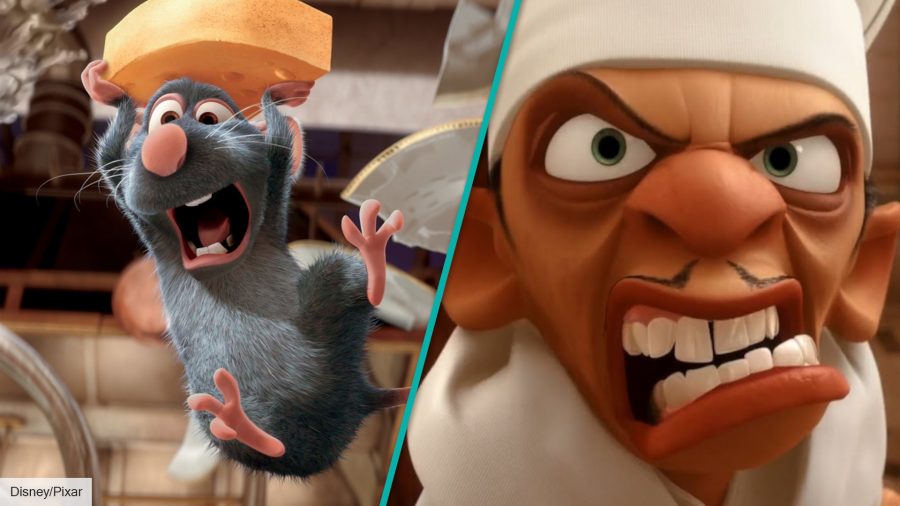 Remy and Skinner from Ratatouille