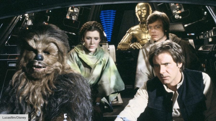 Star Wars movies ranked: Luke, Leia, Han Solo, C3PO and Chewbacca in Return of the Jedi