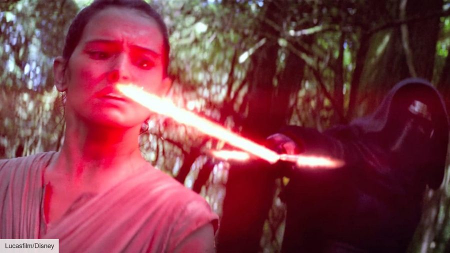 Star Wars movies ranked: Rey and Kylo Ren in The Force Awakens