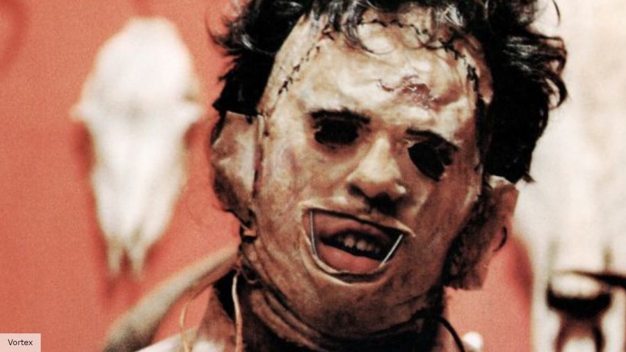 Texas Chainsaw Massacre true story: a close up on Leatherface's mask