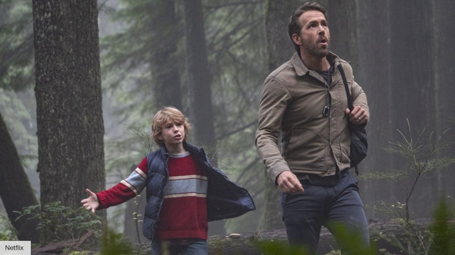The Adam Project ending explained: Ryan Reynolds and Walker Scobell in The Adam Project