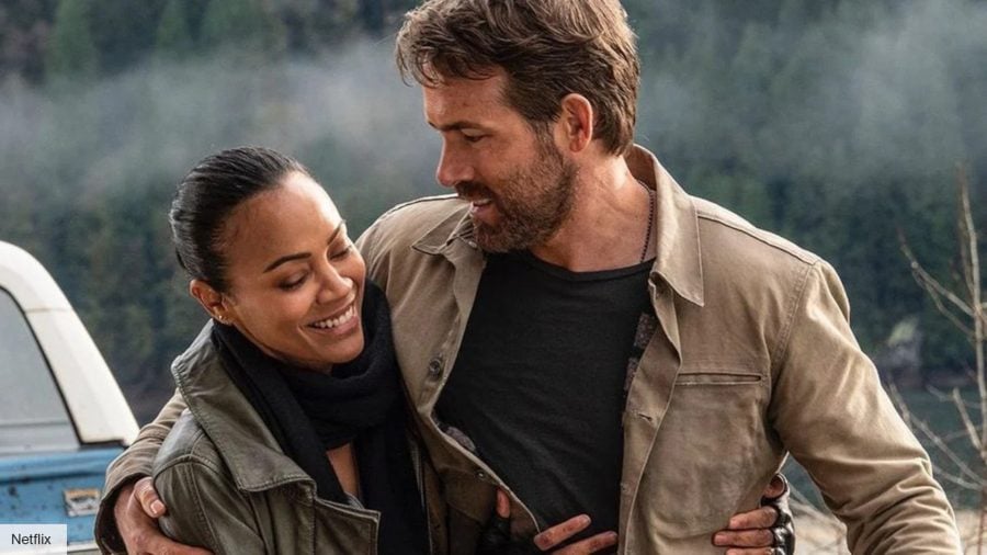The Adam Project ending explained: Zoe Saldana and Ryan Reynolds in The Adam Project