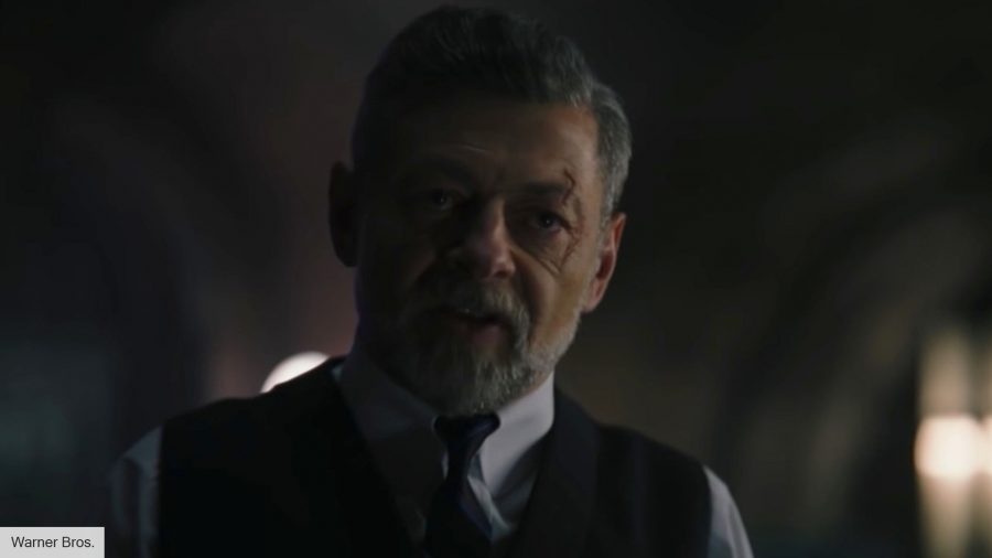 The Batman cast and characters: Andy Serkis as Alfred Pennyworth in The Batman