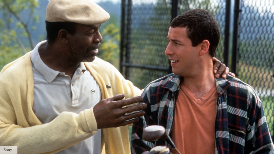 Best Adam Sandler movies: Carl Weathers and Adam Sandler in Happy Gilmore
