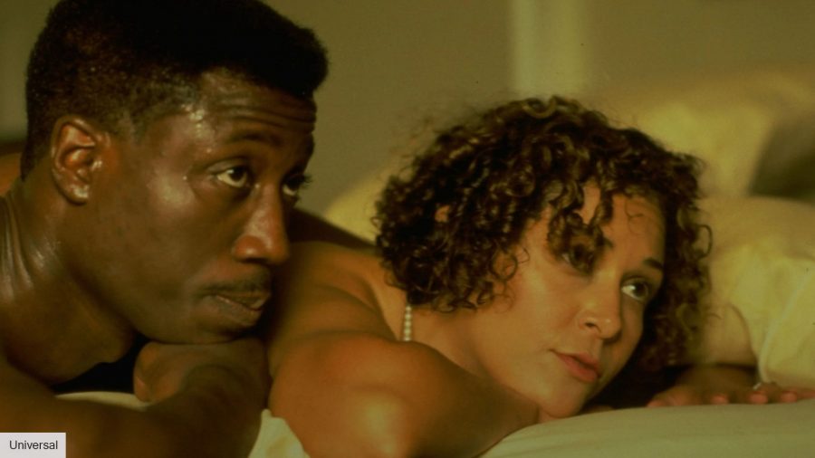 The best Spike Lee movies: Wesley Snipes and Annabella Sciorra as Flipper and Angie in Jungle Fever