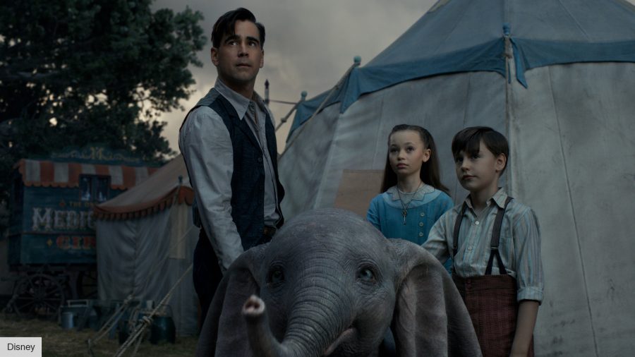 Live-action Disney movies ranked: Dumbo Colin Farrell Nico Parker Finley Hobbins