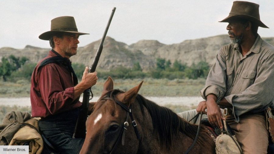 Best Clint Eastwood movies: Clint Eastwood and Morgan Freeman in Unforgiven